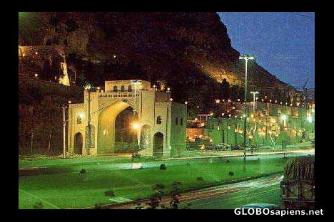 Postcard takhte jamshid (Jamshid throne)