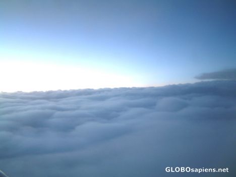 Postcard Above the clouds of Bahrain