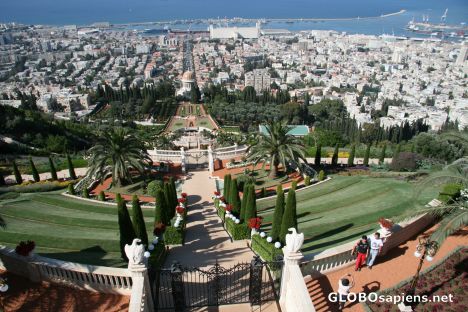 Postcard Ba'hai Gardens @ Mt Carmel