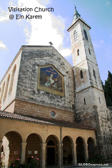 Postcard Visitation Church @ Ein Karem