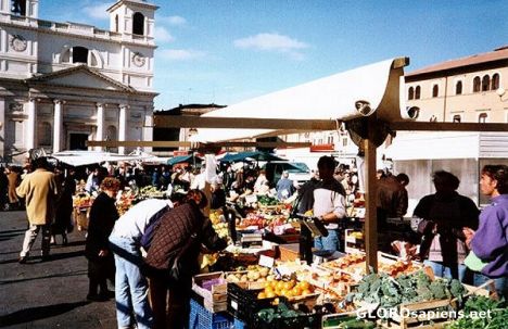 Postcard Market every morning.