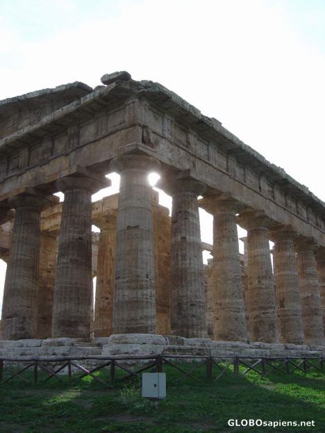 Postcard old temple