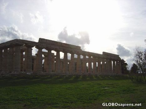 Postcard old temple
