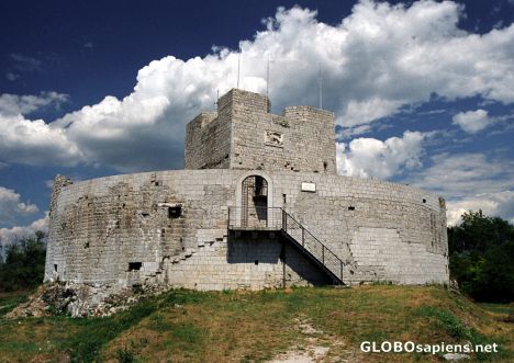 Postcard Rocca of Monfalcone.