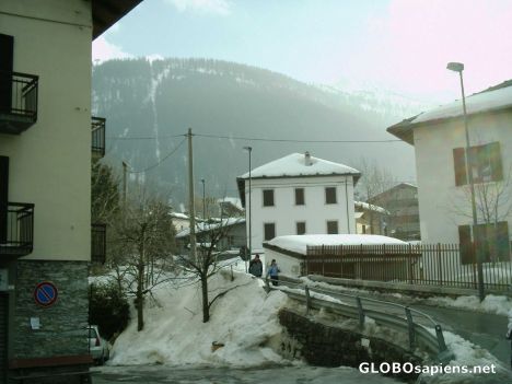 Postcard Sunny day in La Thuile