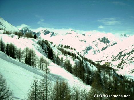 Postcard On the slopes