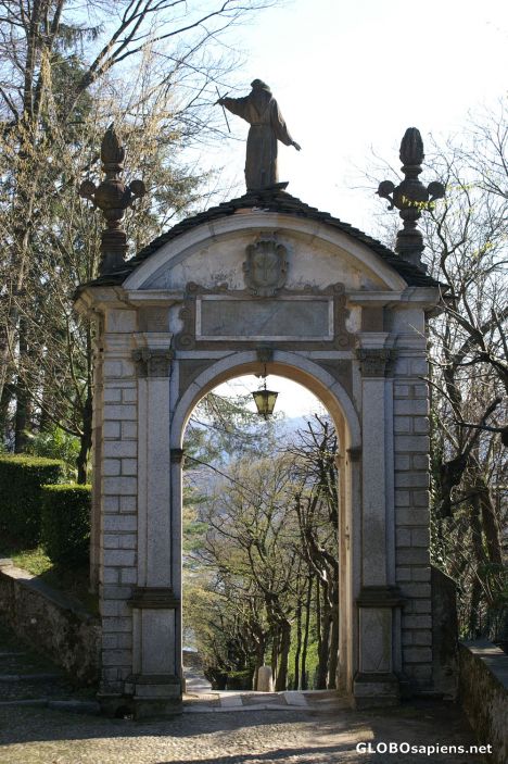 Postcard Orta - Strada del Sacro Monte