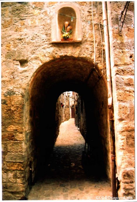 Postcard Road of the historical center