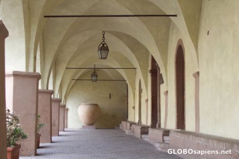 Postcard Arcade at Palazzo Communale
