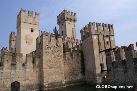 Postcard Sirmione - Rocca Scaligera