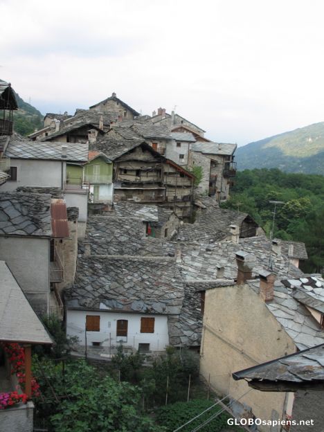 Postcard Cels Village