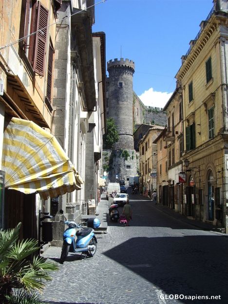 Postcard Bracciano streets