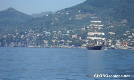 Postcard Ligurian coast
