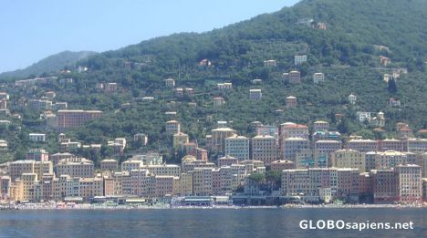 Postcard Ligurian coast once again