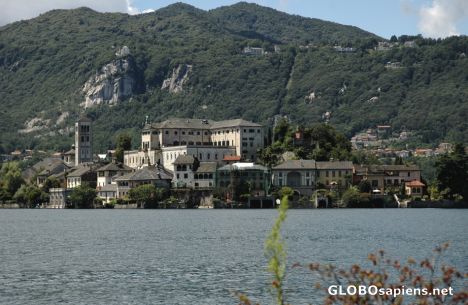 Postcard isola san giulio