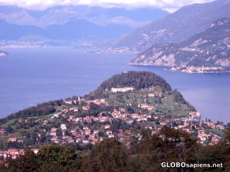 Postcard View of Bellagio and Varenna