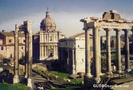 Postcard Roman Ruins