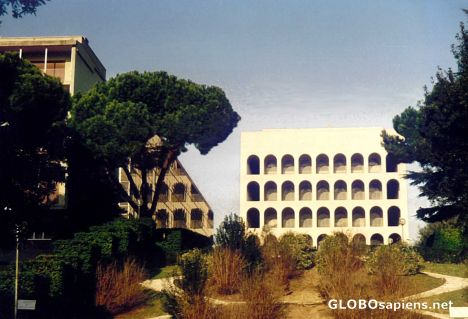 Postcard Square Colosseum