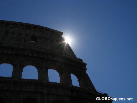 Postcard The Colleseum after a long walk.