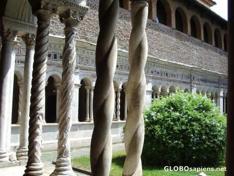Postcard Cloister in San Giovanni in Lateran
