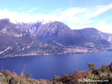 Postcard Lake Lecco branch