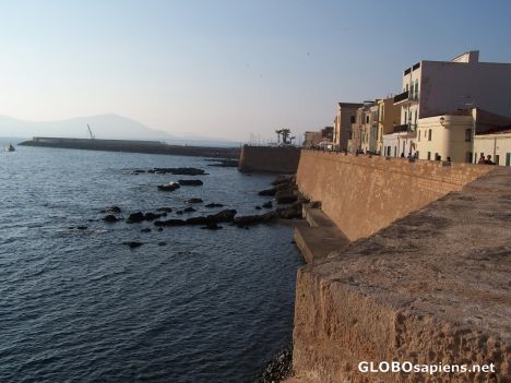 Postcard Muralla de l'Alguer