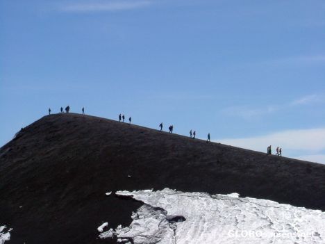 Postcard A walk around a crater