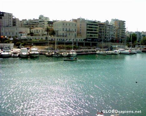 Postcard Pasalimani Piraeus