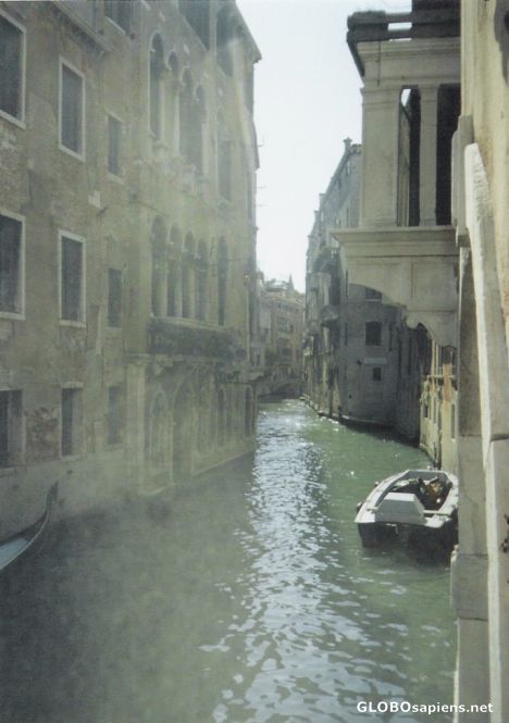 Postcard A view of one of the canals