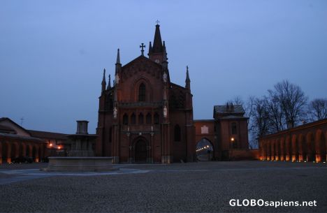 Postcard Church of Pollenzo