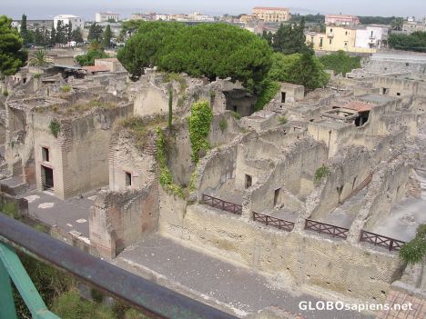 Postcard Herculaneum (in modern Italian Ercolano)