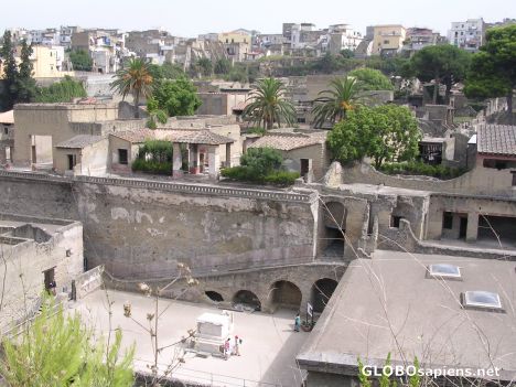 Postcard Ercolano and Herculanenum