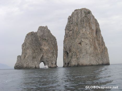 Postcard The rock Faraglioni
