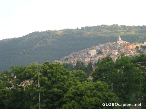 Postcard The view on Fiuggi