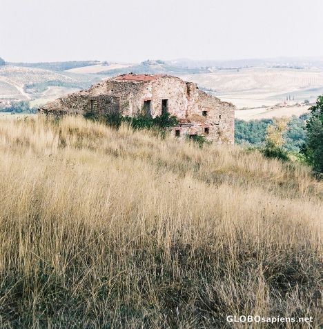 Postcard Lonely house