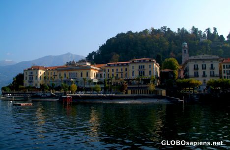 Postcard Bellagio - general view from the lake