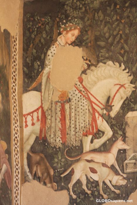 Postcard Fresco in Rocca Albornoziana