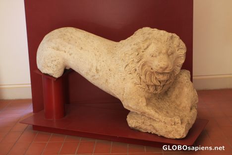 Postcard Lion Aslan