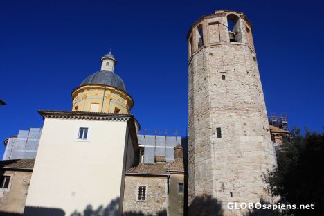 Postcard Cathedral and the tower