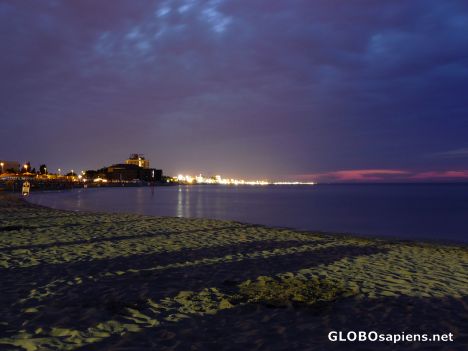 Postcard Adria by night 1