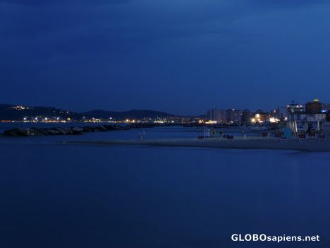 Postcard Adria by night 2