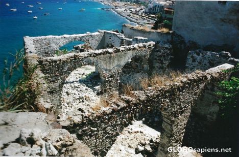 Postcard ruins