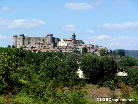 Postcard A castle on a hill
