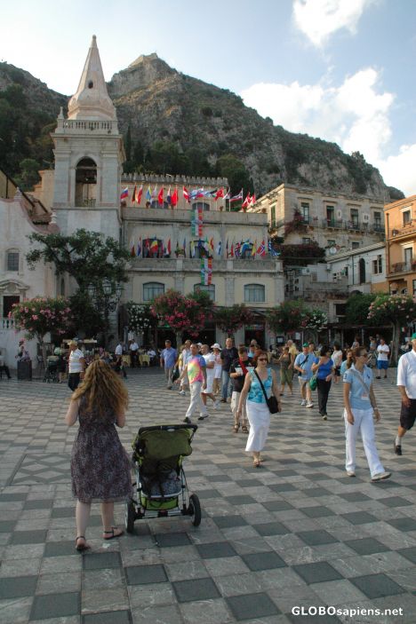 Postcard Italy Sicilia Taormina
