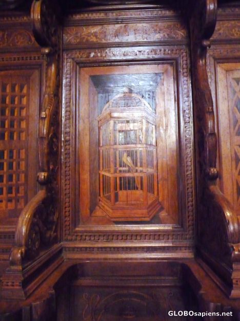 Postcard Choir stalls