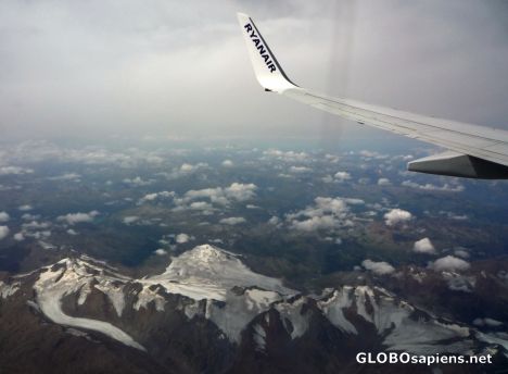 Postcard Stelvio National Park Aerial
