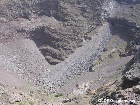 Postcard Volcano of Vesuvius