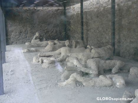 Postcard The People of Pompeill