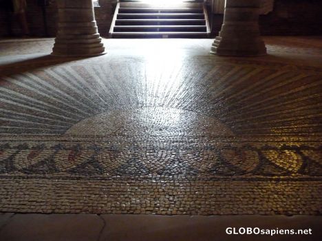 Postcard Floor mosaic