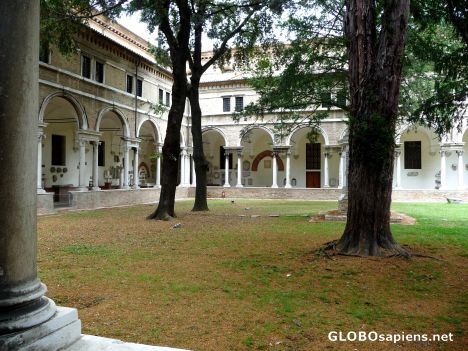 Postcard Cloister of San Vitale